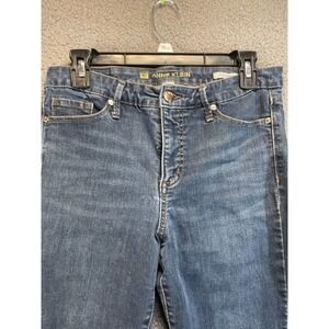 AK Jeans Ann Klein Women's Mid‎ Rise Denim Capri Jeans Size 10